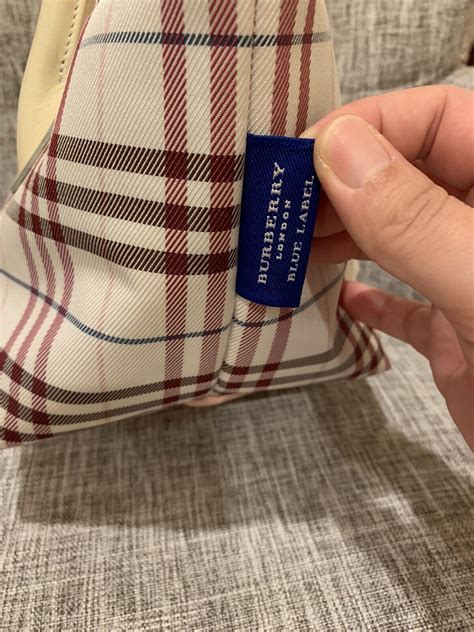 what does blue label burberry mean|is burberry blue label authentic.